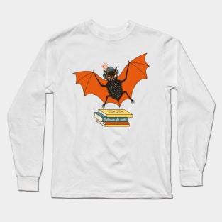 Bat granny book lover Long Sleeve T-Shirt